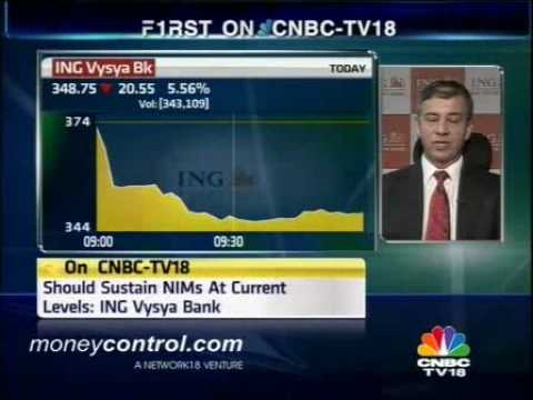 In an interview with CNBC-TV18, Shailendra Bhandari, MD, ING Vysya Bank, spoke about the results and his outlook for the company.