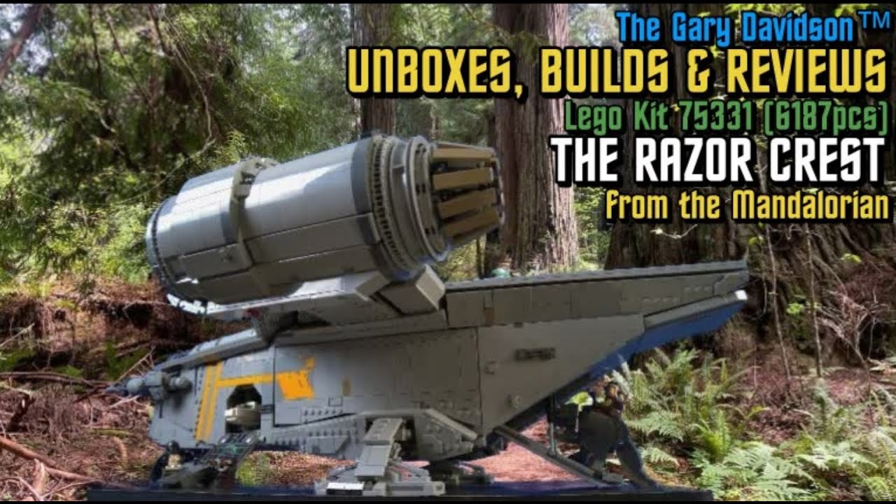 UNBOX, BUILD & REVIEW of The Mandalorian RAZOR CREST (Lego 75331)