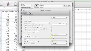 ANOVAs Using StatPlus (Mac)