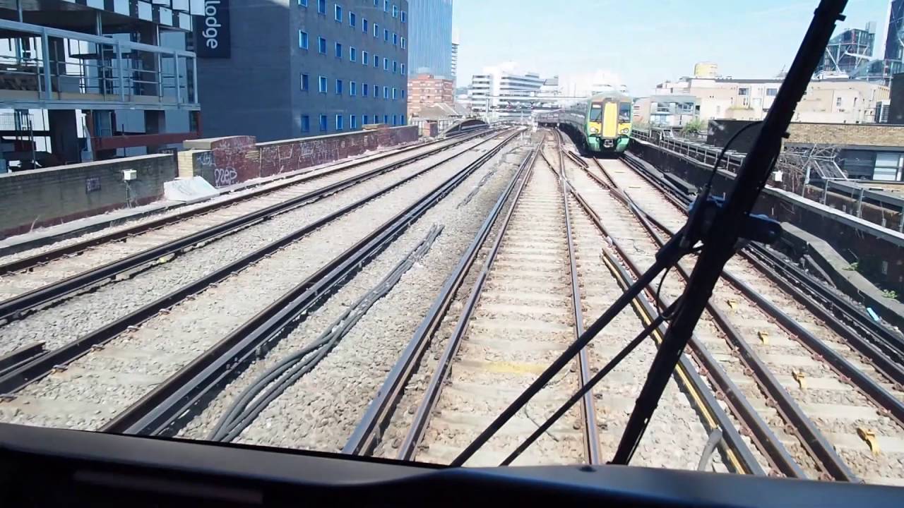 B-roll Thameslink new trains