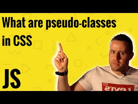 What are pseudo classes in CSS tutorial for beginners