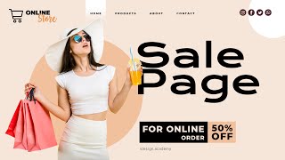 การสร้างและออกแบบเว็บไซต์ Sale Page ขายสินค้าระบบ WooCommerce + Sale Funnel  | Sale Page EP1