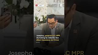 Josepha, peserta LLC MPR diundang ke Jakarta dan diberi beasiswa ke China