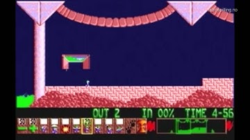 Gameplay: Lemmings (Amiga, 1991)