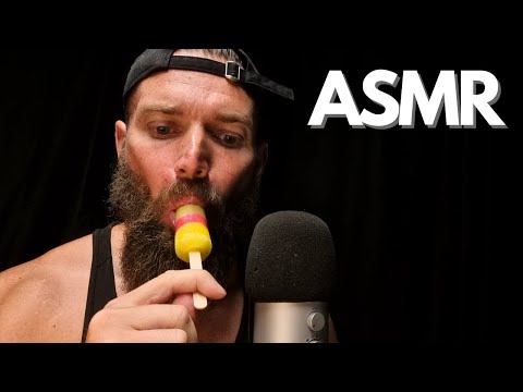 ASMR Licking An Ice Lolly For Super Wet Mouth Sounds 😛💦