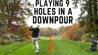 Playing 9 Holes in a DOWNPOUR at Oak Hills Park