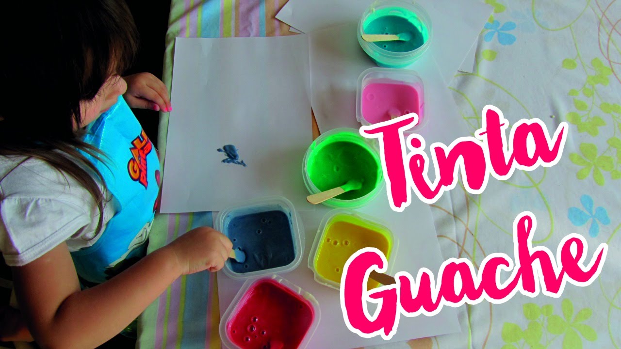 Como fazer Tinta Guache YouTube Como fazer Tinta Guache YouTube