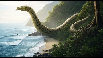 Part 10 -  Primitive Survival Alone Girl in Jungle | Python Attack and Cliff Escape