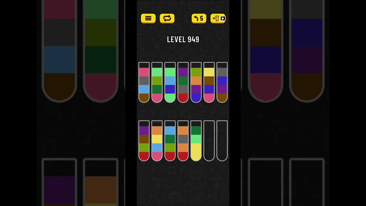 Water sort puzzle level 949