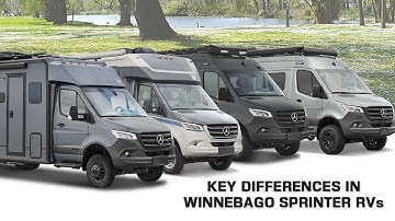 Key Differences In Winnebago Sprinter - EKKO - View - Navion - Revel - Revel Sport - LichtsinnRV.com
