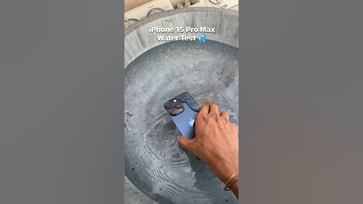 iPhone 15 Pro Max Water Test!💦😳