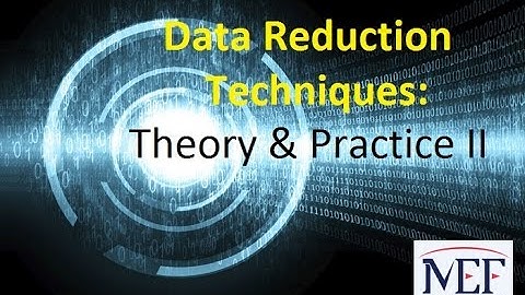 Data Reduction Techniques: Theory & Practice II