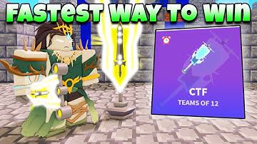 The Fastest Way To Win Capture The Flag In Roblox Bedwars