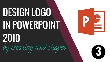 How to Create a Logo in PowerPoint 2010 by Creating New Shapes?