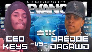 CEO KEYS vs DAEDOE DAGAWD | Rap Battle | #RELEVANCY2 Quarter-Finals