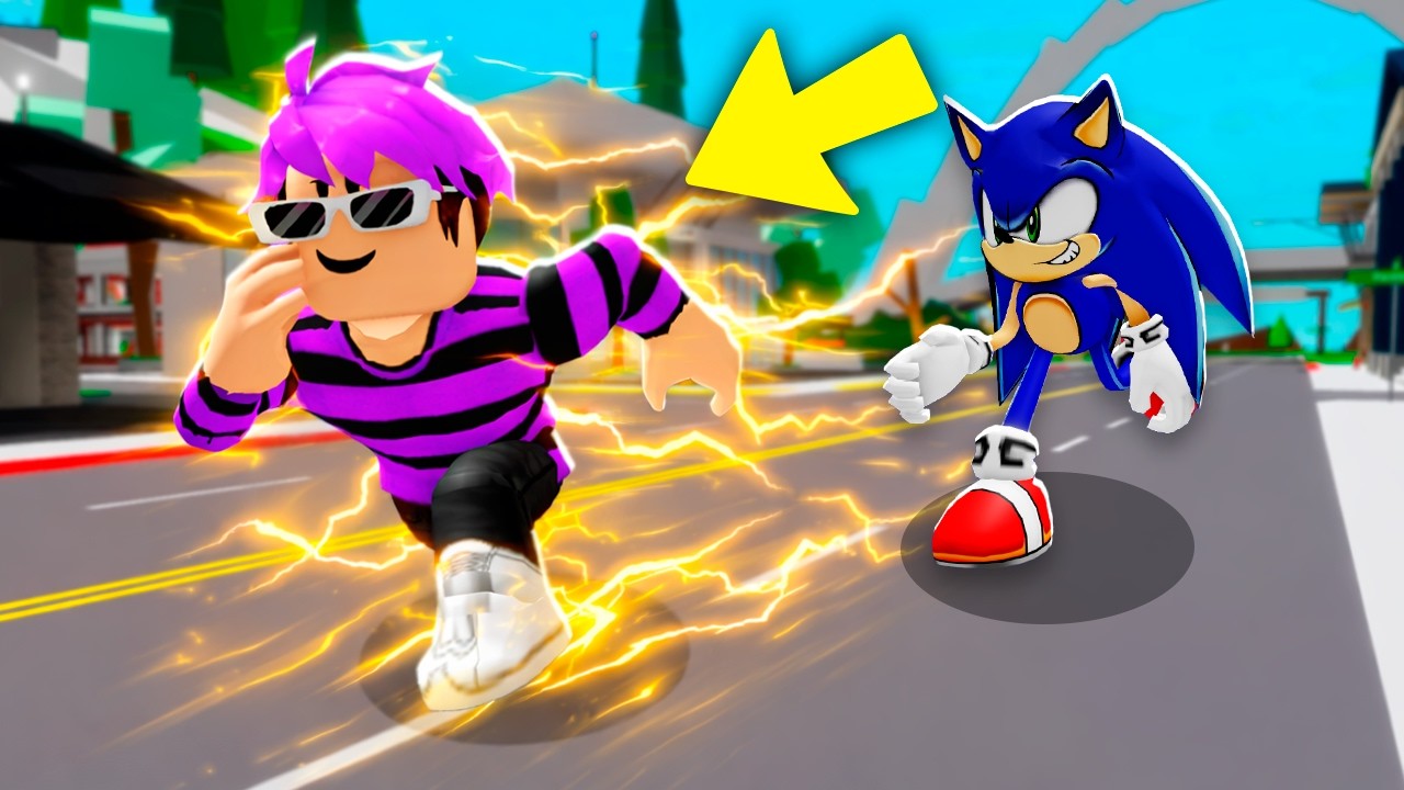 ¡ME CONVERTÍ EN LA PERSONA MÁS RÁPIDA DE TODAS! (Brookhaven)