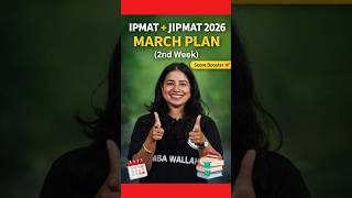 IPMAT + JIPMAT March 2nd Week Plan 🔥 | VARC 2026 Advance Grammar + Para Jumbles #shorts #ipmatwallah