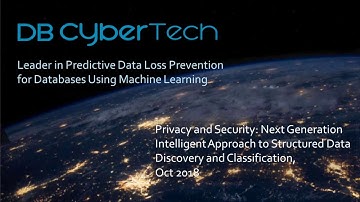 Structured Data Discovery and Classification Webinar