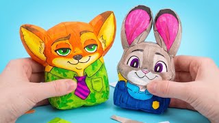 ¡Creamos los Souvenirs Más Geniales de Zootopia! 🚓✨ DIY Creativo