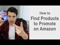 Finding Products to Promote On Amazon.com (Affiliate Site: PT1)