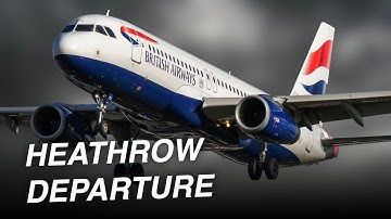 MSFS | FENIX A320 IAE SL | Take off from Heathrow