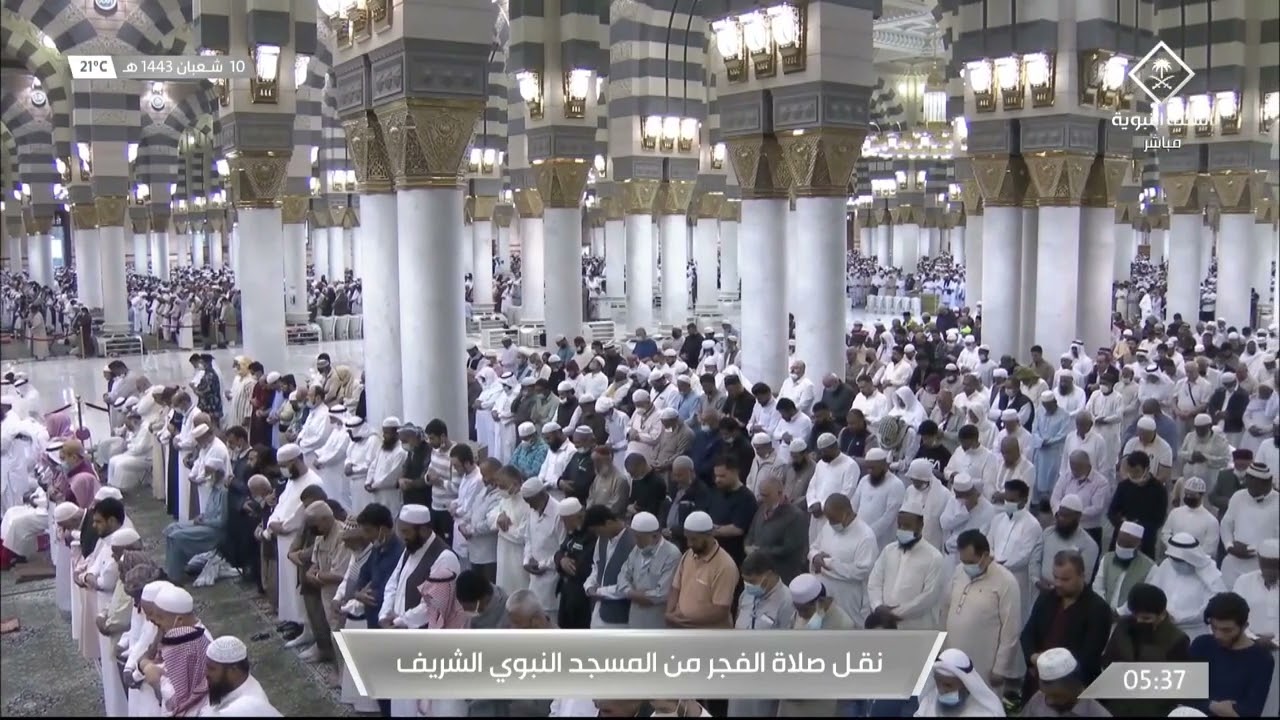 صلاة الفجر الشيخ أحمد بن طالب 10 شعبان 1443هـ سورة الحجرات كاملة