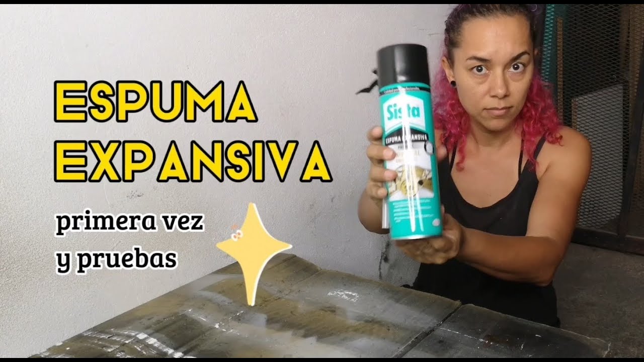 Espuma expansiva 🤪 pruebas para cosplay y props (spray foam) 