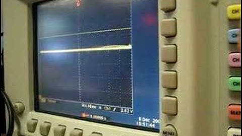 Accelerometer on Oscilloscope