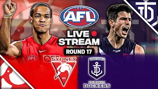 Sydney Swans vs Fremantle | AFL Round 17, 2025 Live Watch Along