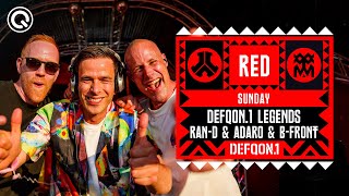 Defqon.1 Legends: Ran-D &amp; Adaro &amp; B-Front I Defqon.1 Weekend Festival 2023 I Sunday I RED