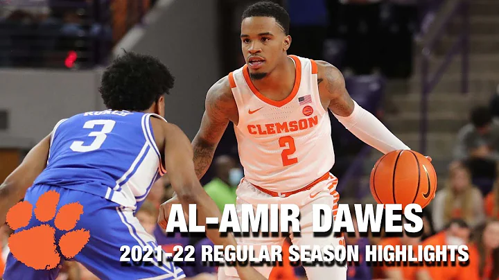 Al-Amir Dawes Regular Season Highlights | Clemson ...