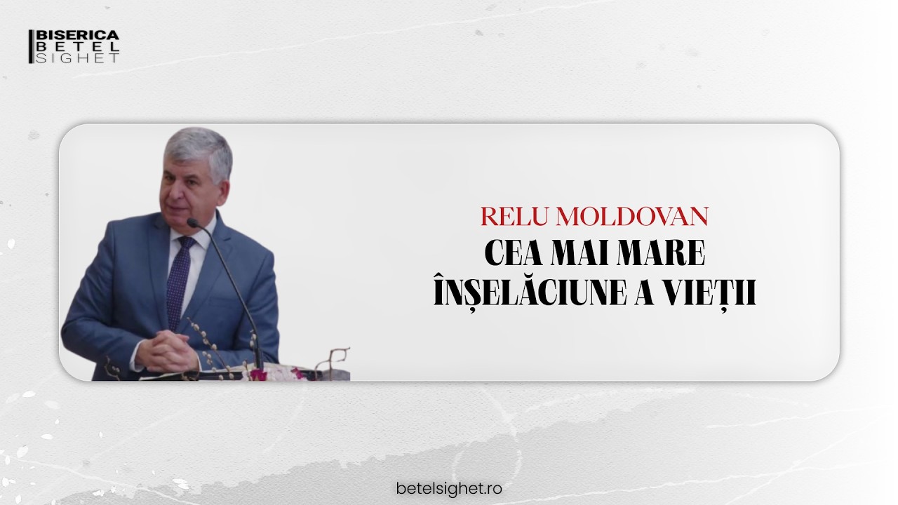 Relu Moldovan | Cea mai mare înșelăciune a vieții