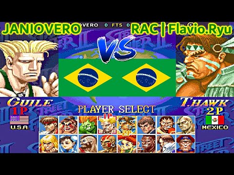 Hyper Street Fighter II: The Anniversary Edition - JANIOVERO vs RAC | Flavio.Ryu FT5