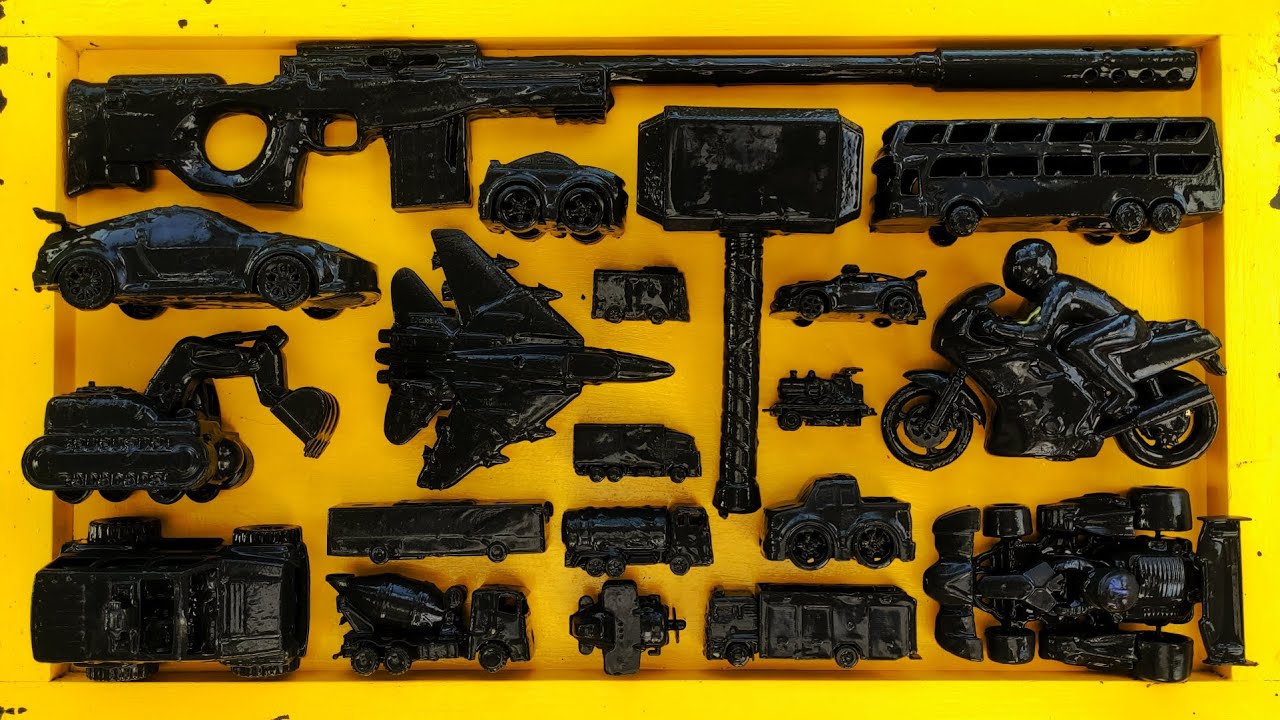 WADIDAW 💥😱‼️ SANGAT BERLUMPUR 😱‼️ Membersihkan Mainan Mobil-Mobilan Yang Berlumuran Lumpur Hitam ⁉️😍