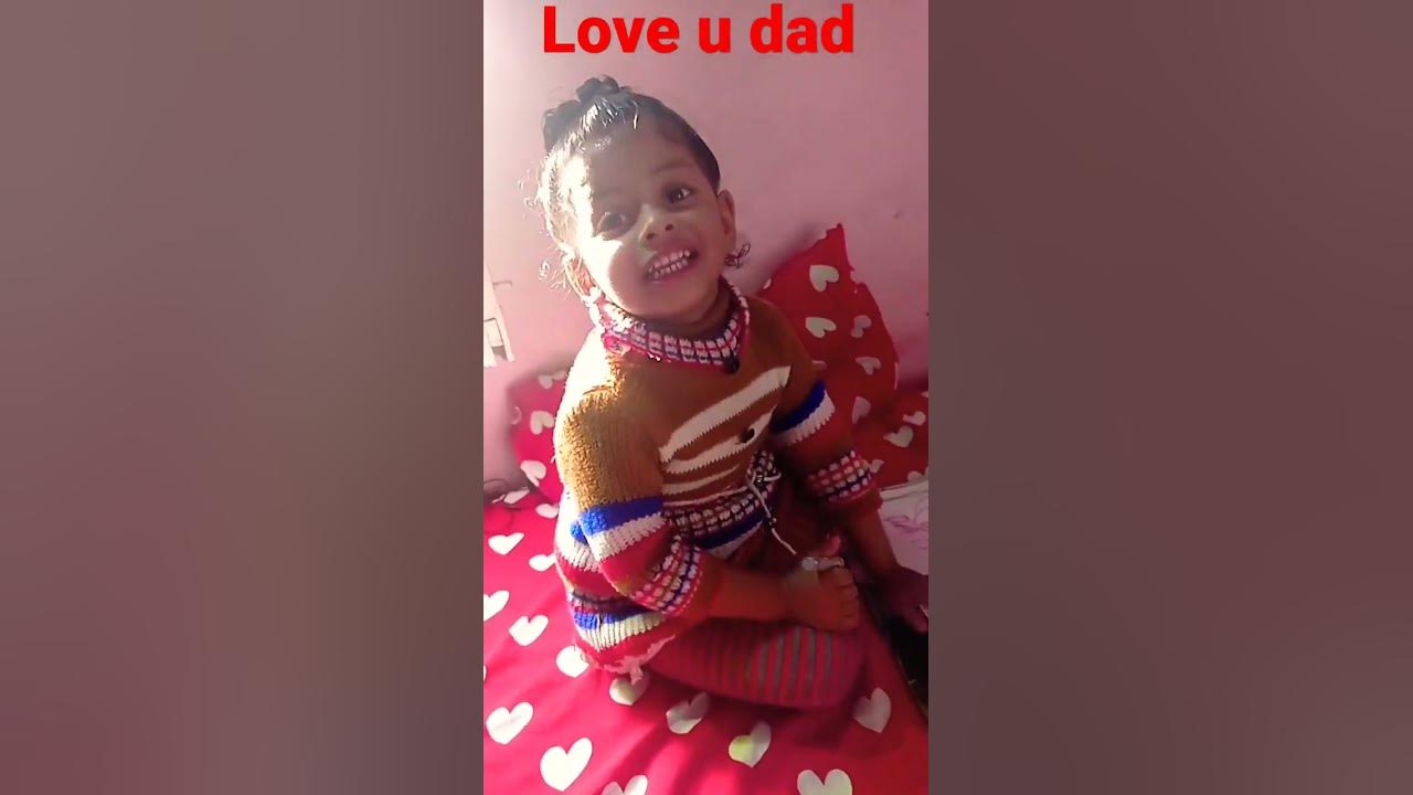 aaj-aza-drawing-me-love-u-dad-likh-rahi-youtube