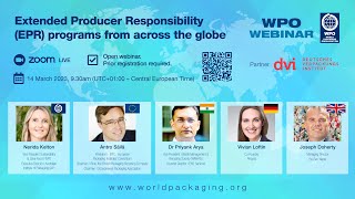 Webinar: Extended Producer Responsibility (EPR) programs from across the globe