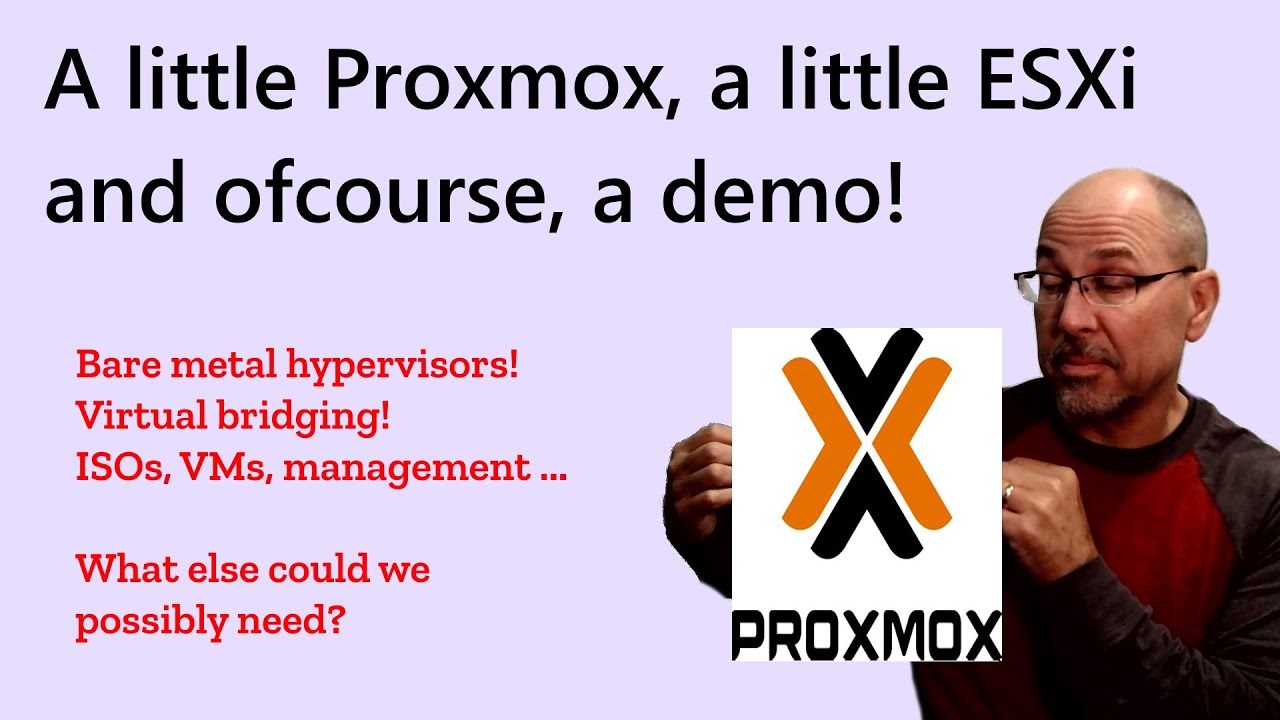 Some bare metal hypervising ideas and some Proxmox