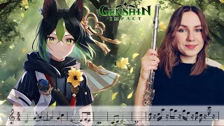 Tighnari Theme - Genshin Impact | Flute Cover [SHEET MUSIC]