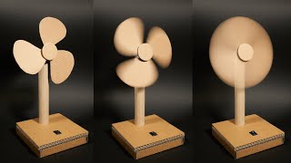 Summer Craft: Table Fan Out of Cardboard at Home  DIY Crafts