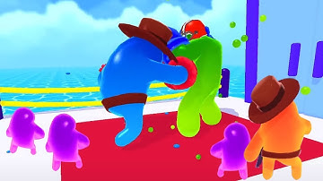 Join Blob Clash 3D : All Levels Gameplay Android, iOS New Update |Level 25 -30|