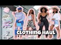 CLOTHING HAUL + STYLING FT. BOOHOO, FASHIONNOVA, PLT &amp; MORE | FIT IDEAS |