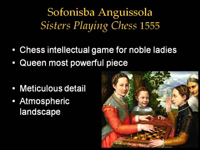 The Chess Game by Sofonisba Anguissola via DailyArt mobile app