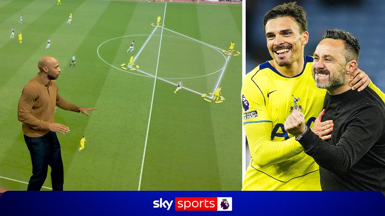Thierry Henry ANALYSES Spurs' win against Aston Villa  🔍