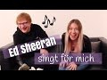 Ed Sheeran sings for me " Shape of you " 😍| BibisBeautyPalace