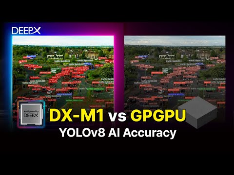Yolov8 AI Accuracy Test: DEEPX DX-M1 vs GPGPU Showdown