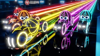 Pac-Man Meets Tron - Awesome Trip to the Grid