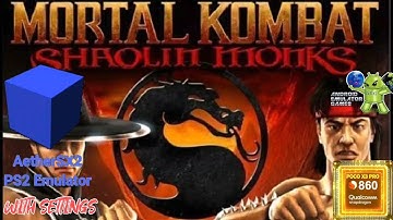 Mortal Kombat: Shaolin monks Gameplay AetherSX2 ( PS2 Emulator ) with Settings