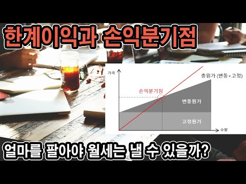   장사하려면 이 정도는 알아야지 한계이익과 손익분기점 마케터의 경영수업 김기환TV