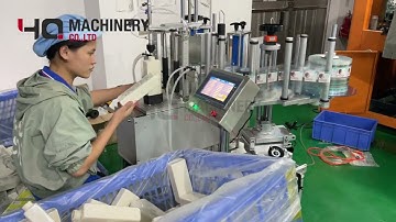 Front and back labeling machine for shampoo bottle|YQ double sided labeler for clear labels