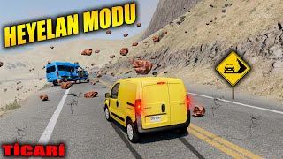 HEYELAN MODU // TİCARİ ARABALAR // ÇILGIN DENEY // BeamNG.drive // HARD Crash